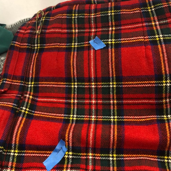 ViNtAgE MAXI Brendella Tartan Pleated Wrap Skirt - Picture 8 of 10